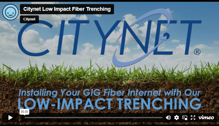 Low Impact Fiber Trenching