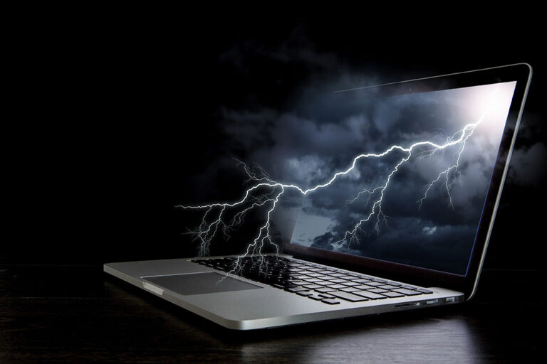 Lightning Laptop Image
