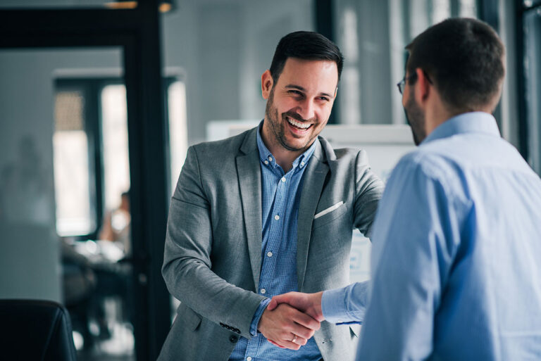 Men Handshake Image