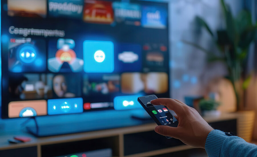 Smart TV with Remote Image