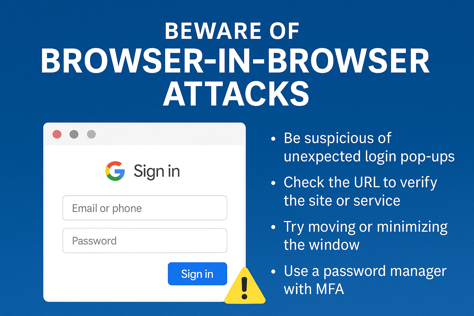 Browser In Browser Attacks Image