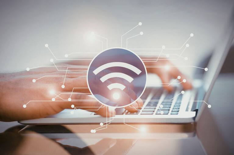Wi-Fi Icon Laptop Image