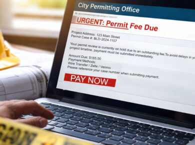 Fake Permitting Scam Image