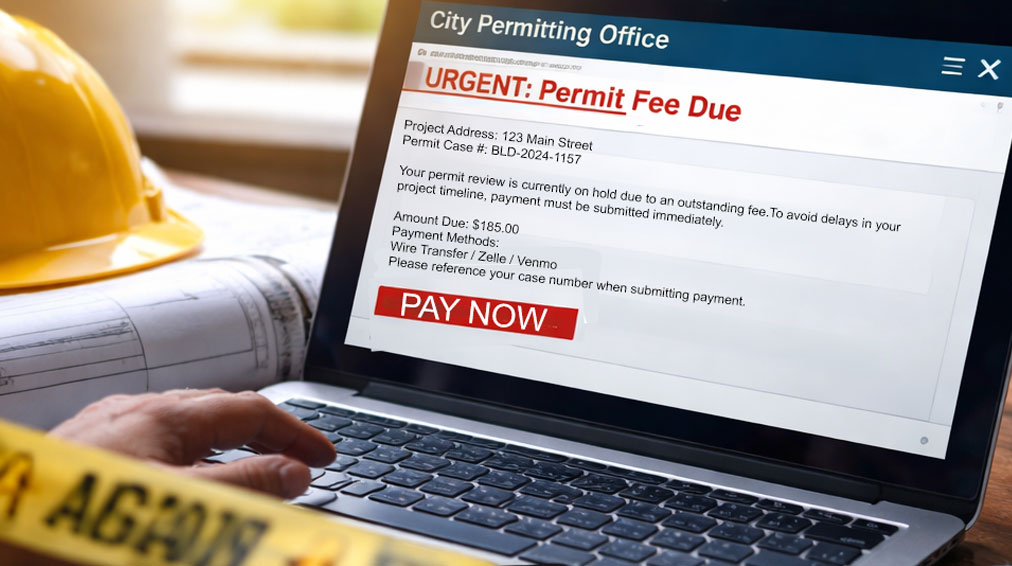 Fake Permitting Scam Image