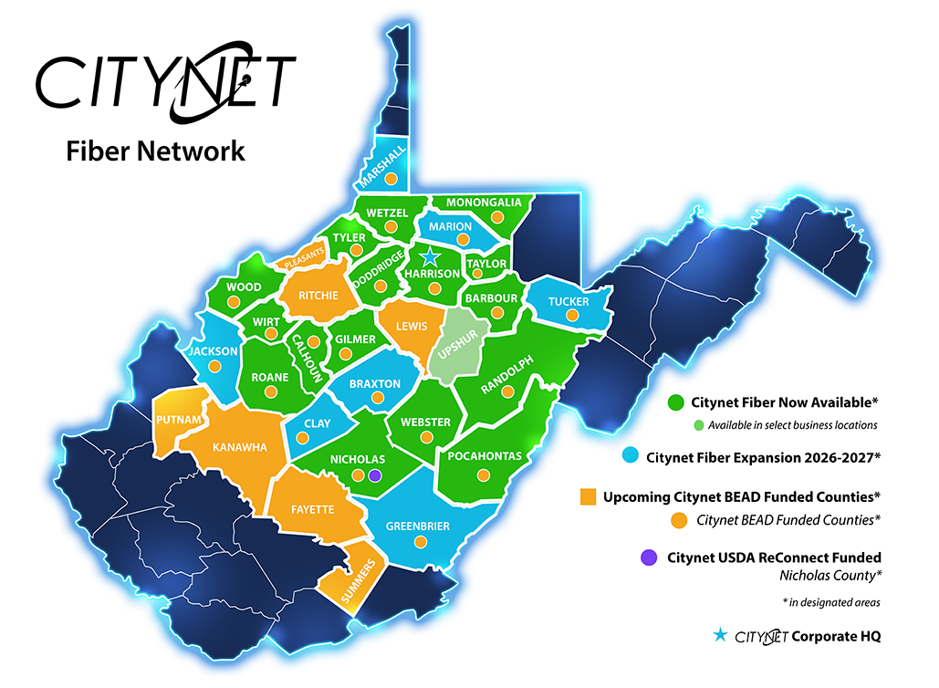 2026 Citynet Fiber Map 4102026