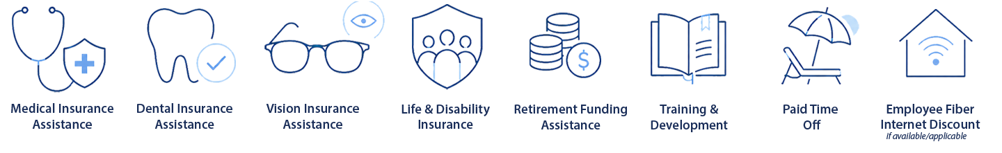 Careers Benefits Icons Image